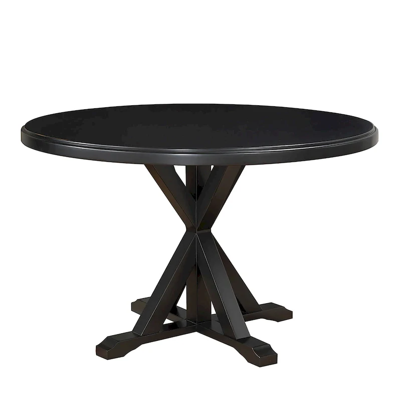 Monet Round Dining Table | X-Base Pedestal | Seats 4 | 48