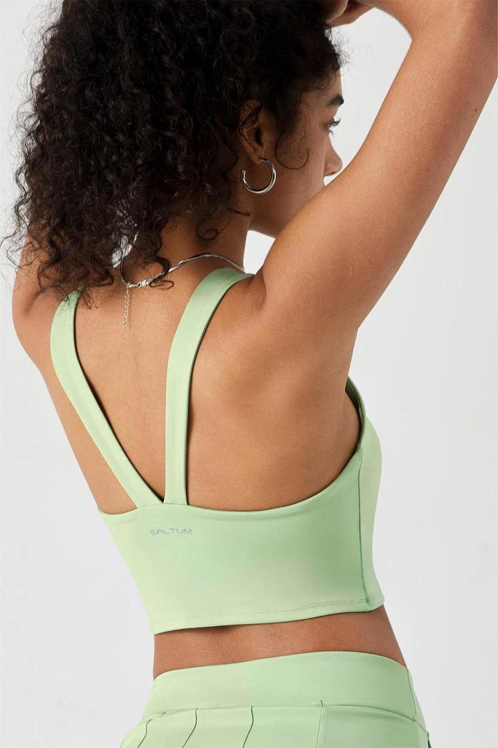 Back V-shape Longline Sports Bra