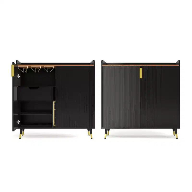 Independent Wine Rack Side Cabinet with StorageIdeal for Dining Room, Living Room & Kitchen