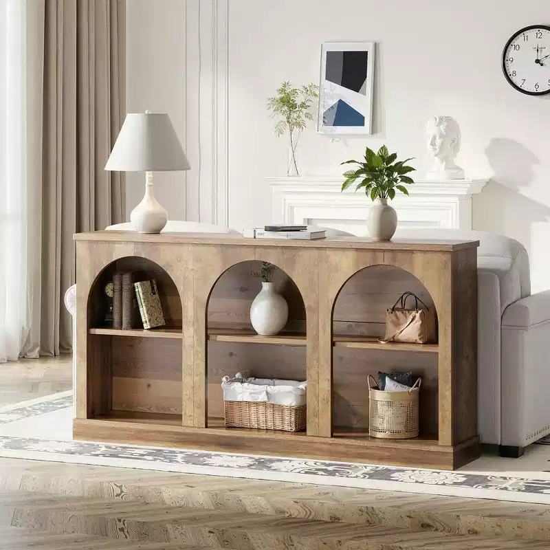 Multi-Functional Farmhouse Console Table – Entryway, Sofa, Hall & TV Stand