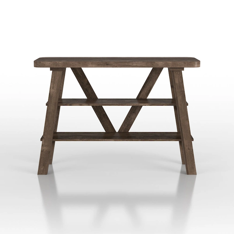 Maison Farmhouse 47-inch 2-Open Shelf Console Table