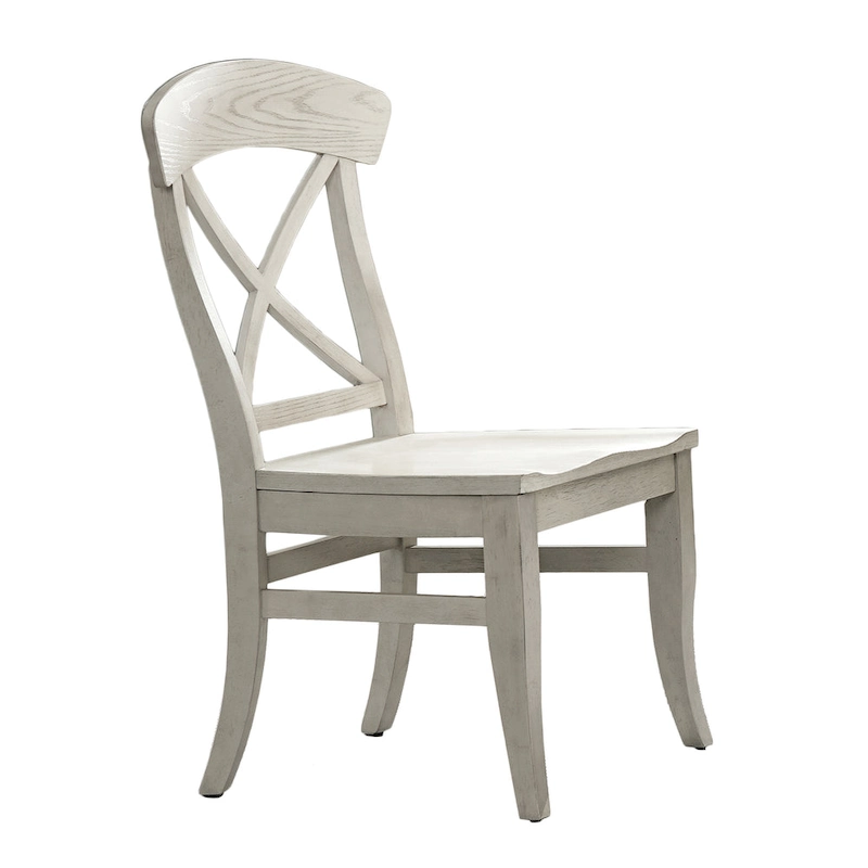 Roundhill Furniture Harola 7-Piece Dining Set, Round Pedestal Dining Table with 18 Leaf, 6 Side Chairs
