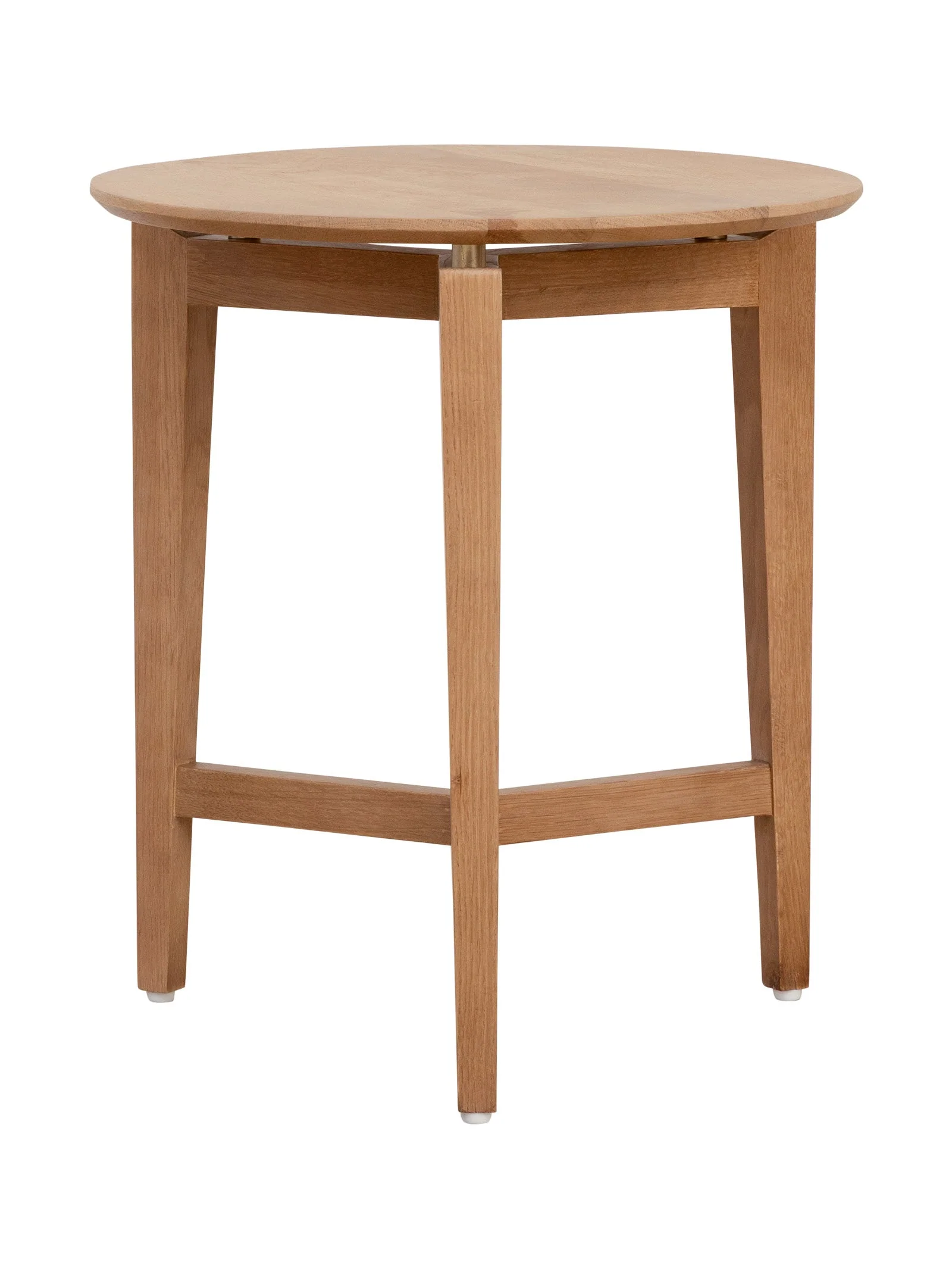 Modern Solid Oak Side Table for Living Room