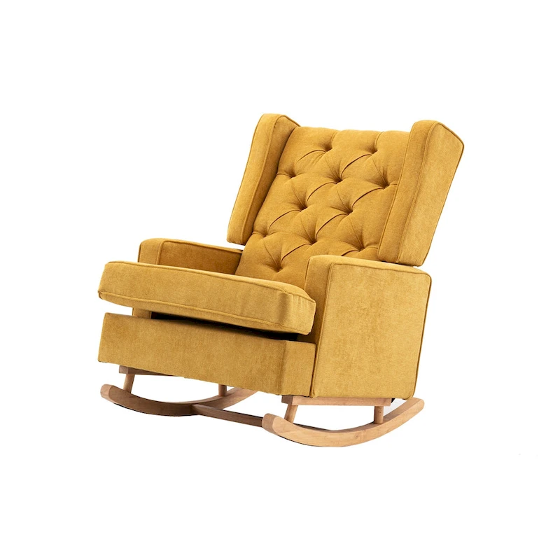 Modern 33.8 Tufted Rocking Chair