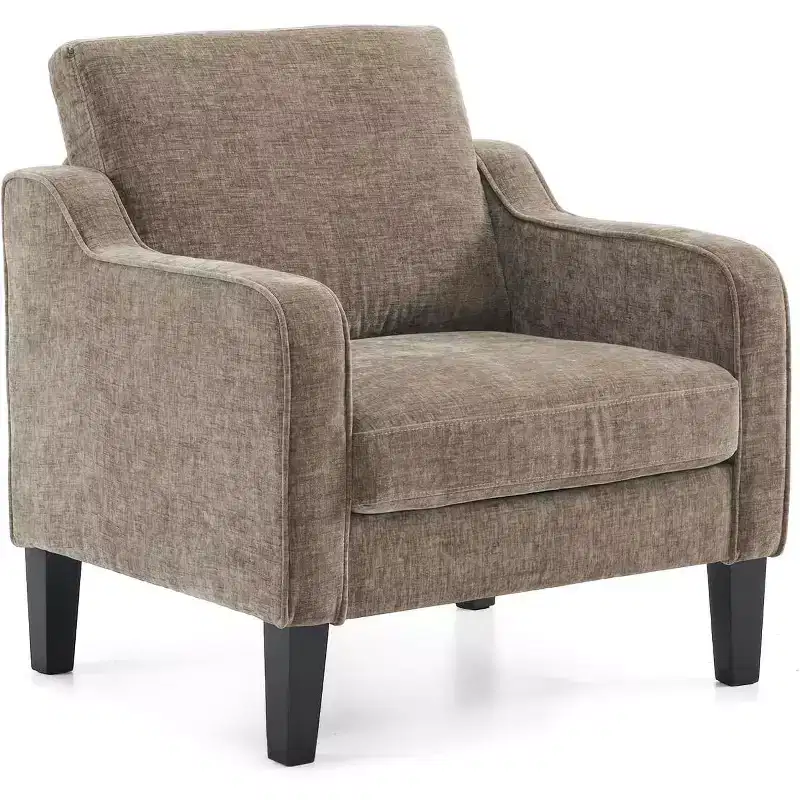 Accent Chair for Living Room, Reading Chair, Mid Century Modern Chair, Soft Chenille Upholstered Arm Chair, Comfy Side Chair