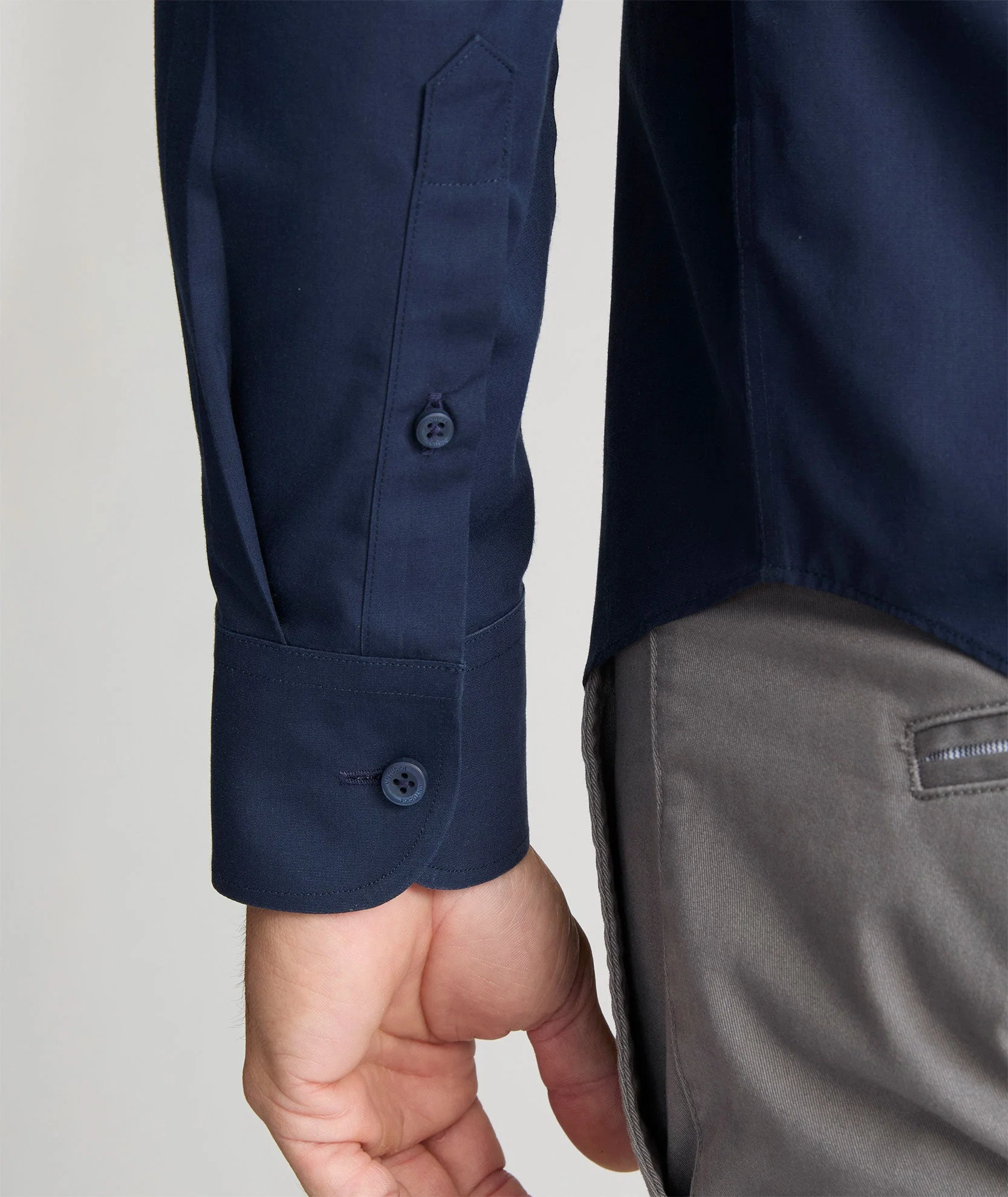 Navy Cotton Shirt