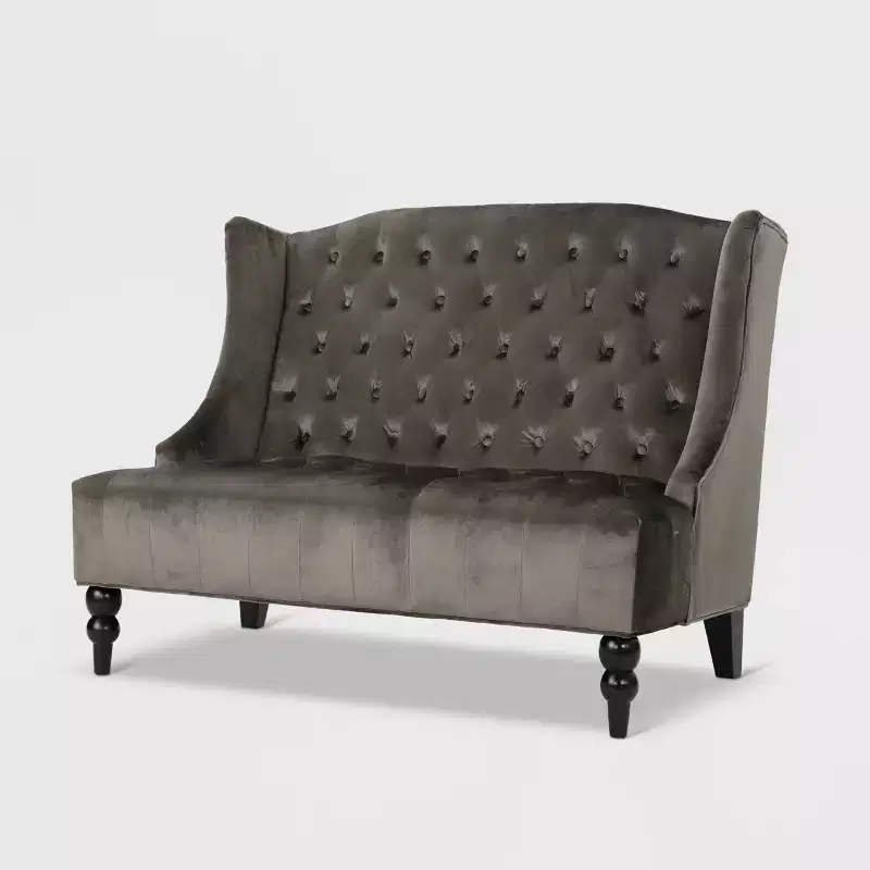 Leora Winged Loveseat - Christopher Knight Home