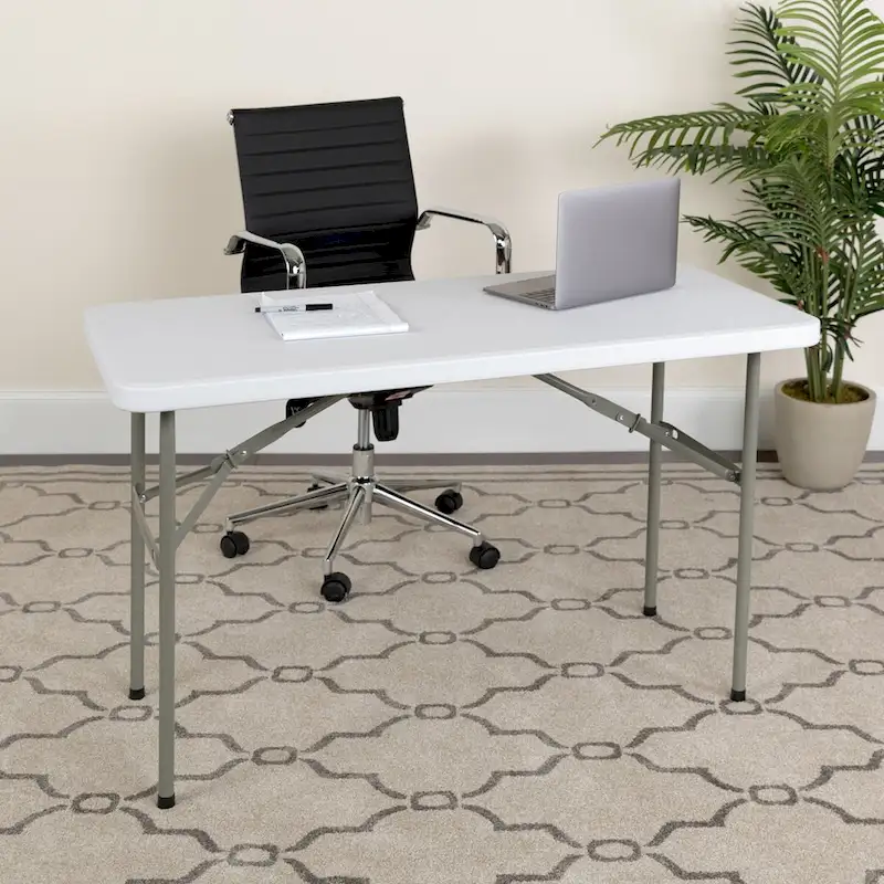 4-Foot Plastic Folding Table - Banquet / Event Folding Table