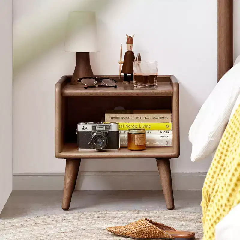 Dovelina LED Nightstand with Wireless Charging Station