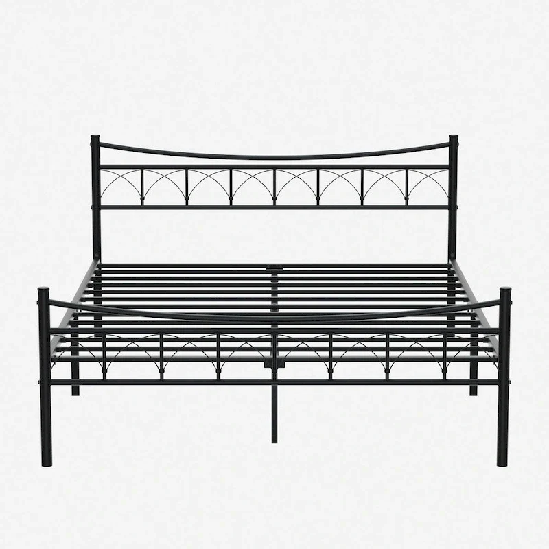 VECELO Metal Platform Bed Frame with Headboard Twin/Full/Queen Beds
