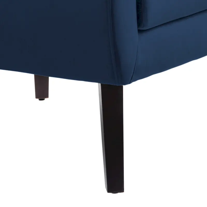 Velvet Accent Chair Living Room Upholstered Armchair