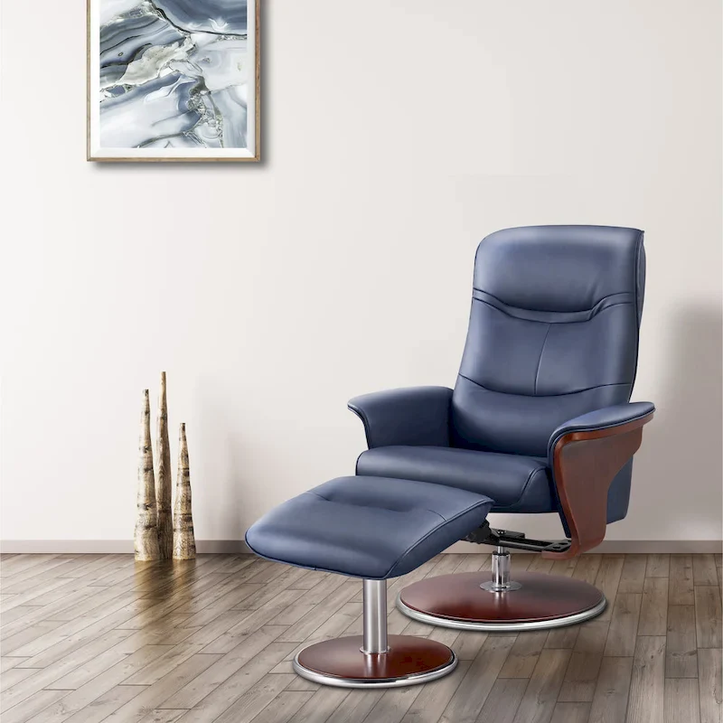Milano Recliner Chair With Ottoman