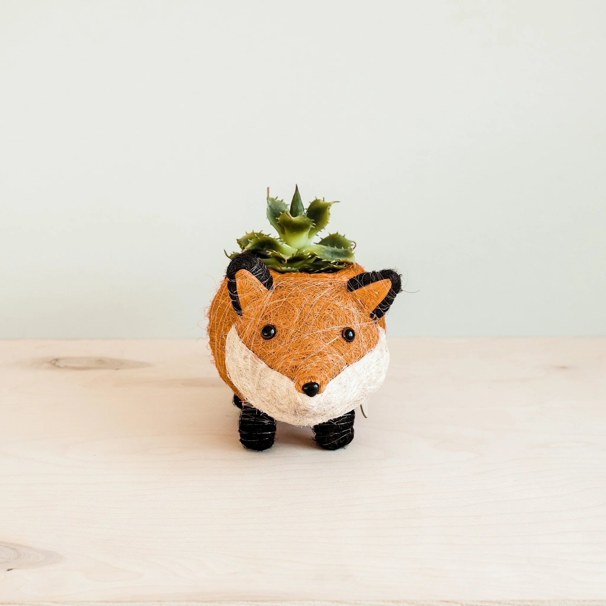 Baby Fox Planter - Handmade Pot