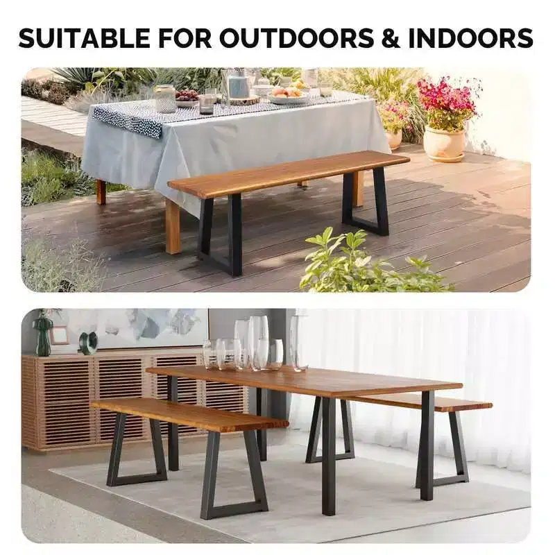 Karl Home | Patio Poplar Wooden Bench
