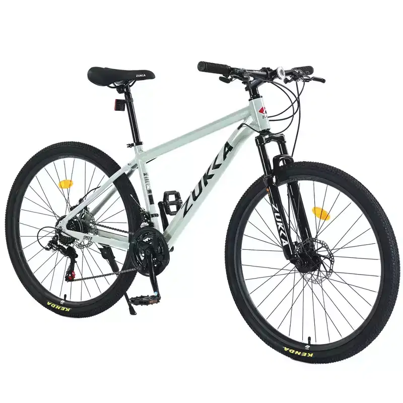 NAYSAYE Bicycle Mountain Bike 27.5 Inch Wheels 21 Speed Front Suspension for Men Women Boys and Girls, Green, 68.8*26.37*39.37