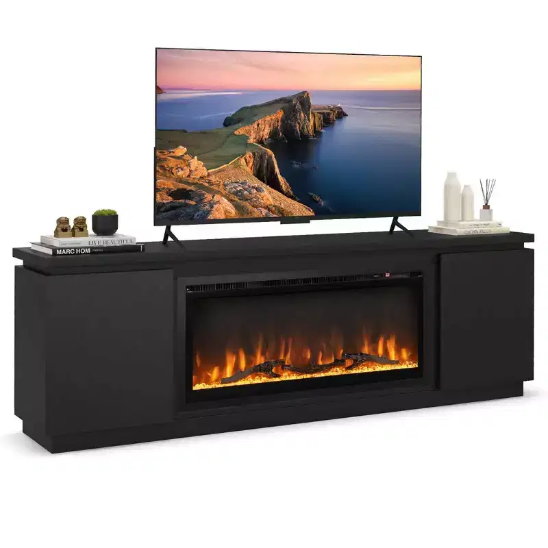 Fireplace TV Stand for TVs up to 80
