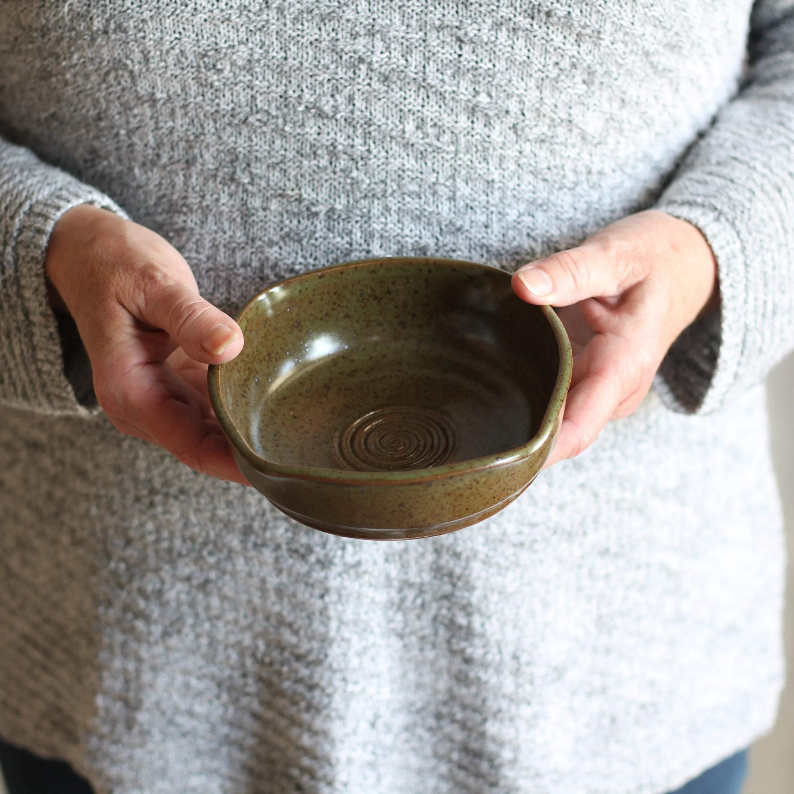 Handmade Garlic Plate