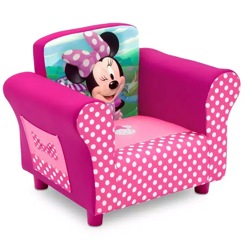 Minnie Mouse Kids Upholstered Arm Chair