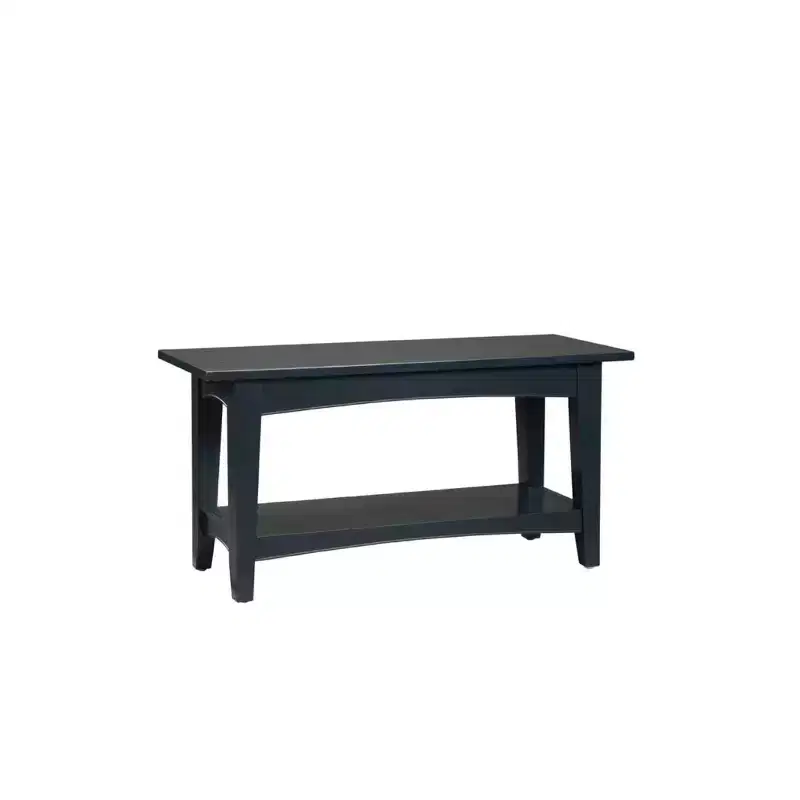 Cottage Bench with Shelf - Alaterre