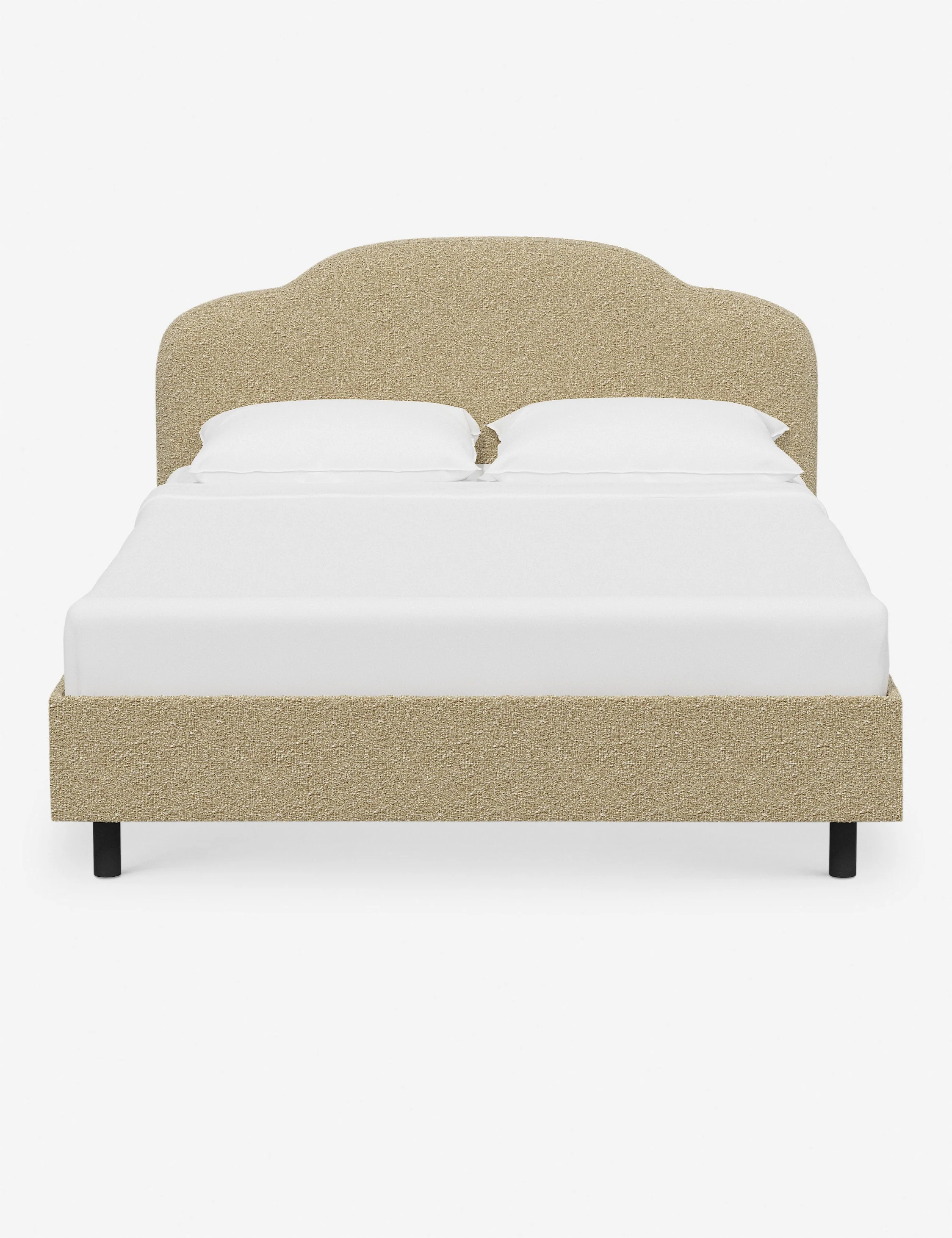 Bed Curating a serene bedroom all starts with the bed. Our headboard offers soft impact with its arched silhouette. Tailor this look for