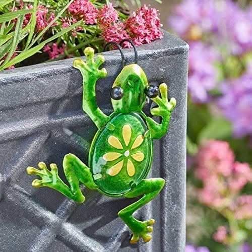 Novelty Frog Pot Hanger Garden Ornament