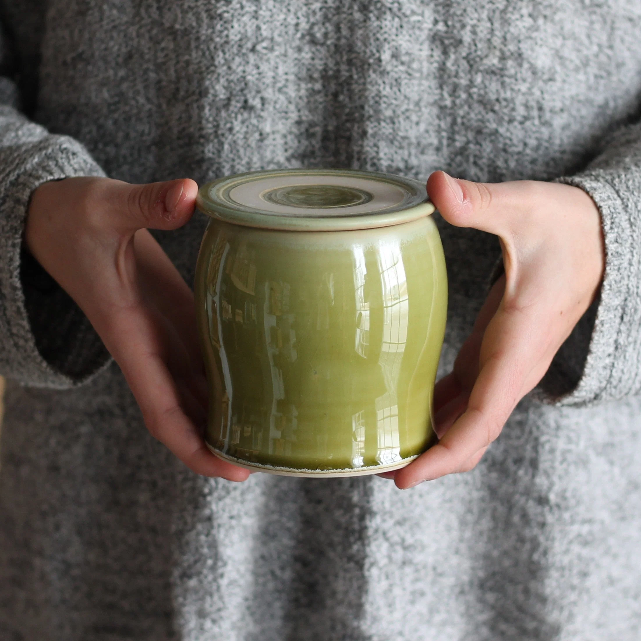 Handmade French Butter Crock
