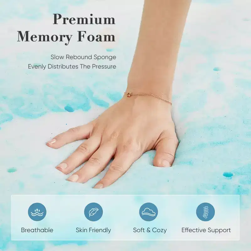 3 Inch Full Size Experience Ultimate Comfort with Our Blue Memory Foam Soft Mattress C Premium Sleep Solution