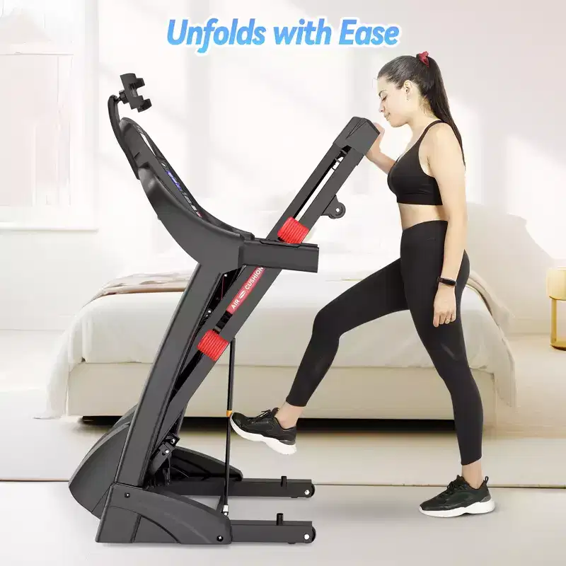 Treadmill Clearance,Treadmill on Sale,4.5HP Foldable Treadmill with 20 Levels Auto Incline, Portable Treadmill for Home Use,71 Programs
