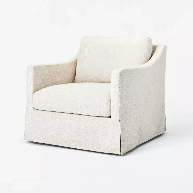 Vivian Park Upholstered Swivel Chair - Threshold designed with Studio McGee