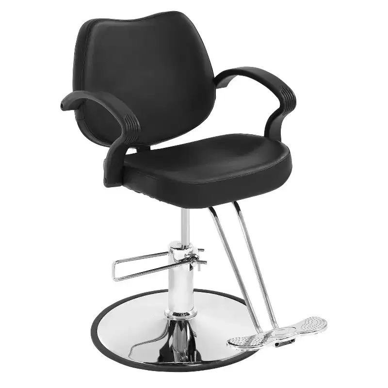BestMassage Barber Chair Hair Salon Chair with Hydraulic Pump 360 Degrees Swivel