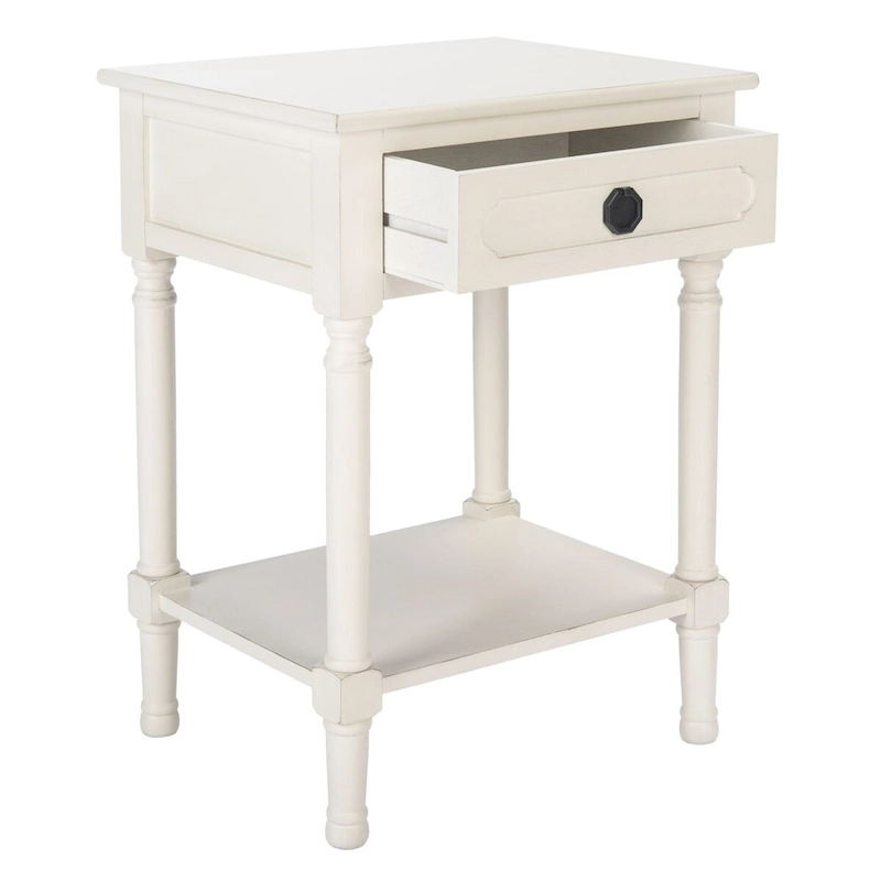 SAFAVIEH Jenny 1-Drawer Accent Table - 19 W x 15.8 L x 26 H - 19Wx16Dx26H