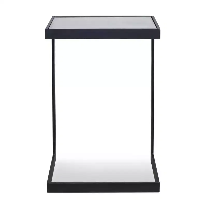 Uttermost Windell Cantilever Black Accent Table