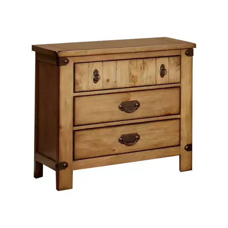 Cottage Night Stand In Weathered Elm Finish