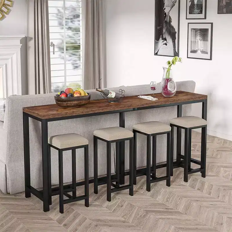70.9 Sofa Table, Narrow Entryway Table for Living Room