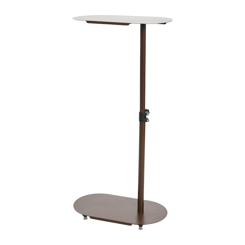 Modern Adjustable C-Shaped End Table - 20.0L x 11.0W x 32.0H