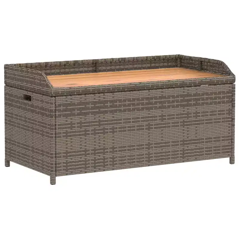 Storage Bench Grey and brown
