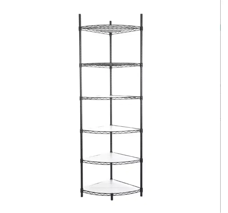 6-Tier Adjustable Shelf (Iron + Plastic)