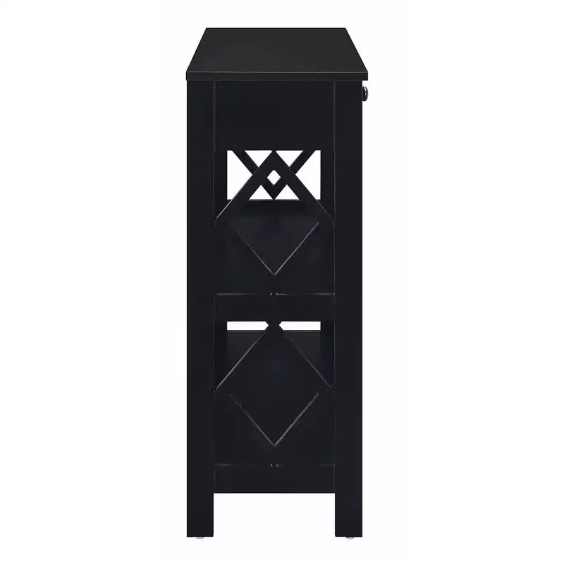 Diamond 1 Drawer Console Table - Johar Furniture