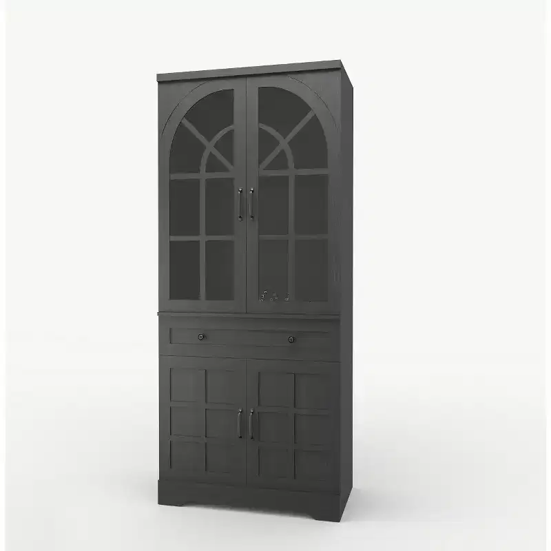 72 Height Tall Freestanding Farmhouse Kitchen Pantry Cabinet