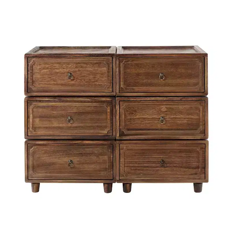 Oddone 2 - Drawer end table Set of 3 With Modular Design| ART OF LIVING DESIGNS