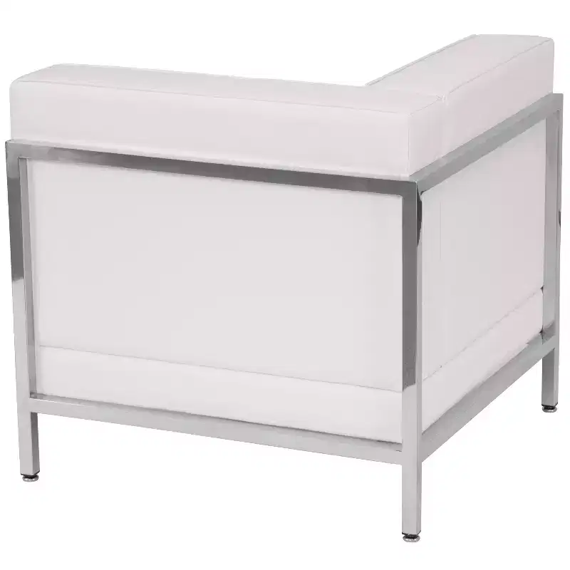 Modular Left Corner Quilted Tufted Seat Chair with Encasing Frame