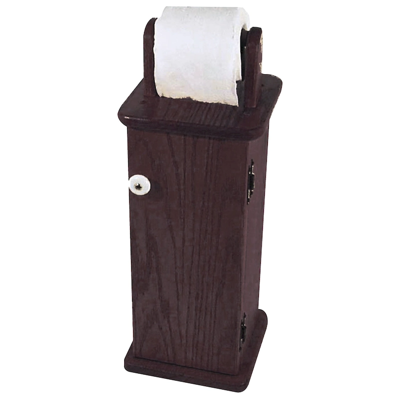 Oak Toilet Paper Cabinet