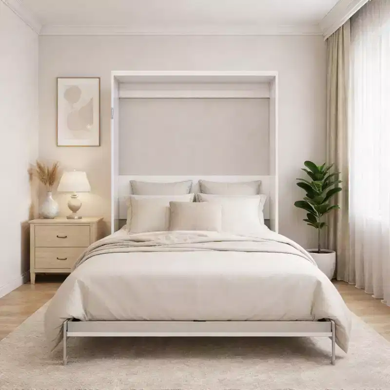 GDFStudio Heloise Modern Wood Murphy Wall Bed