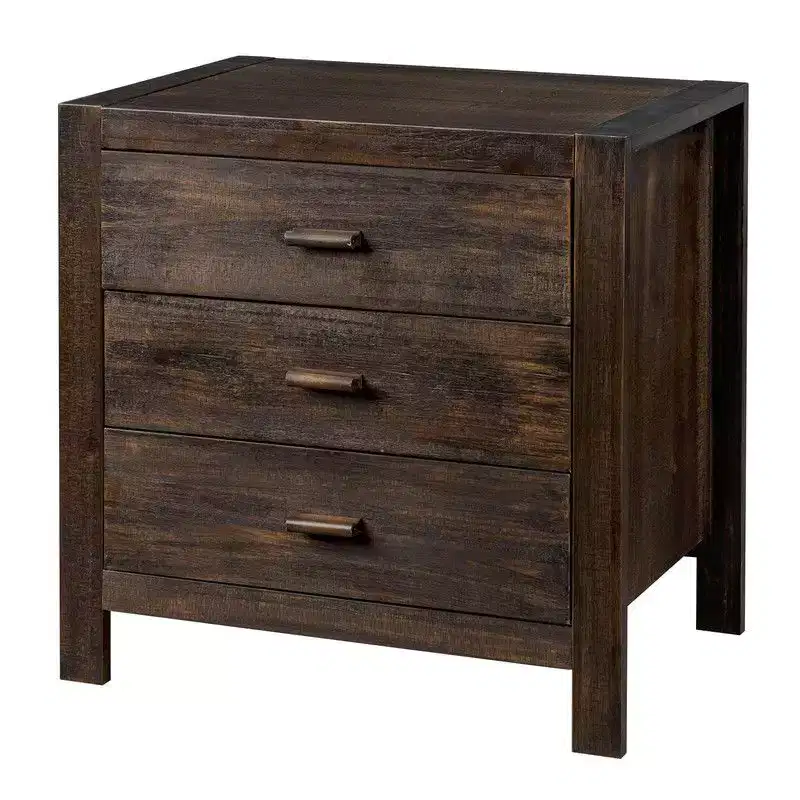 Karl Home | 24'' W Solid Wood Nightstand