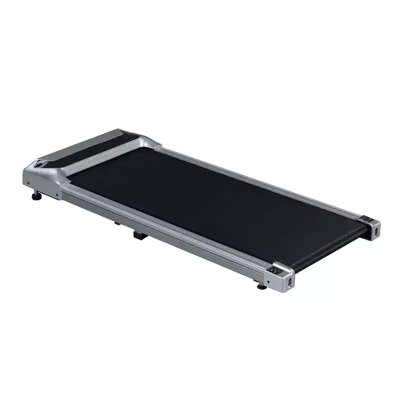 NAYSAYE Portable Under Desk Treadmill 8 Degree Incline for Home and Office, Black and Silver, 45.7*19.1*4.2