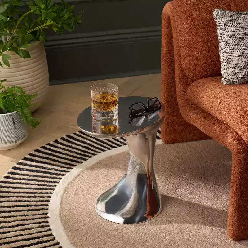 Capery Side Table ACC5514 Silver