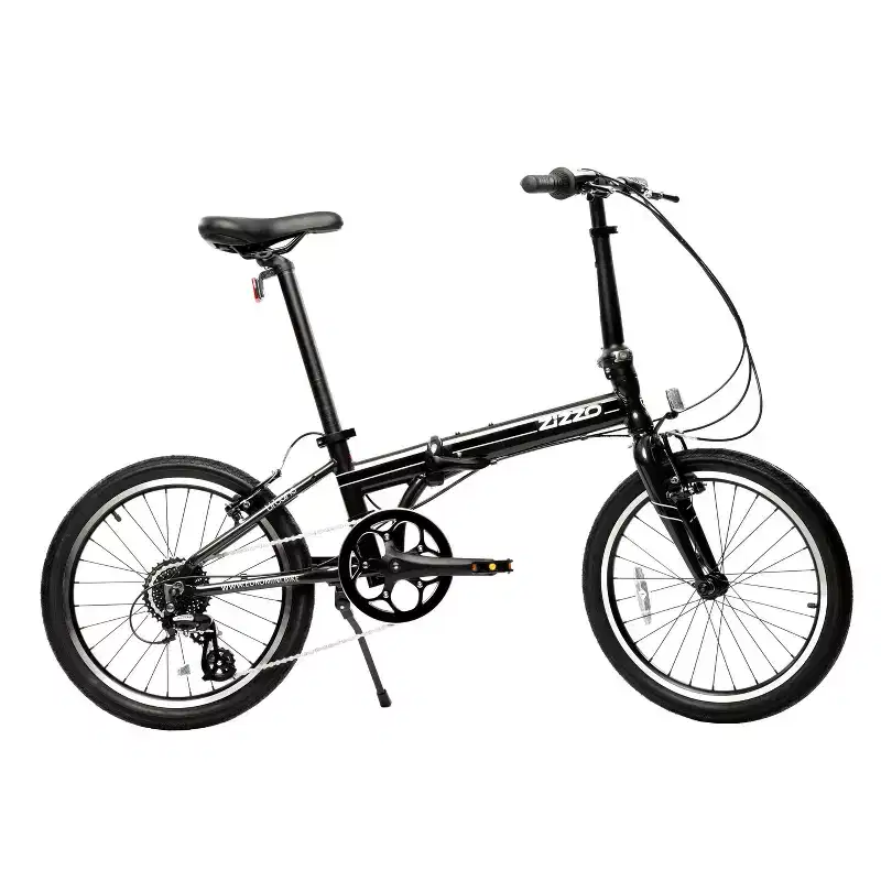 ZiZZO Urbano 8-Speed Aluminum 20" Folding Bike - Gray