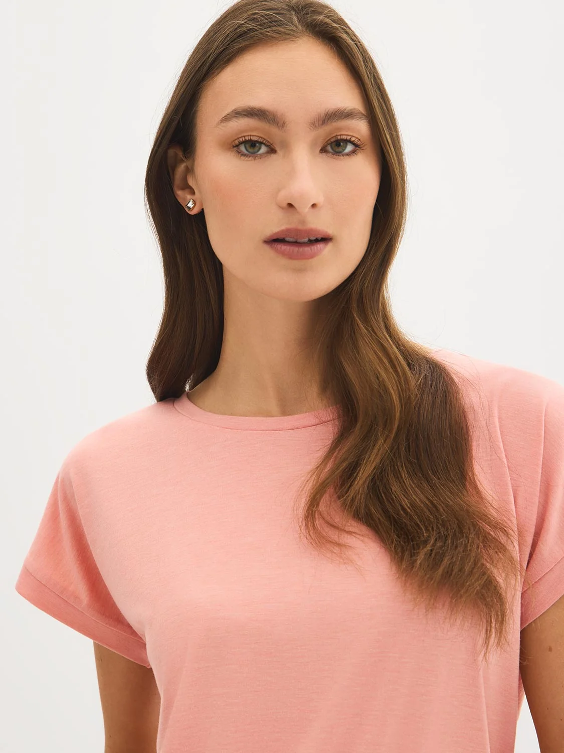 Cuffed Dolman Sleeve T-Shirt
