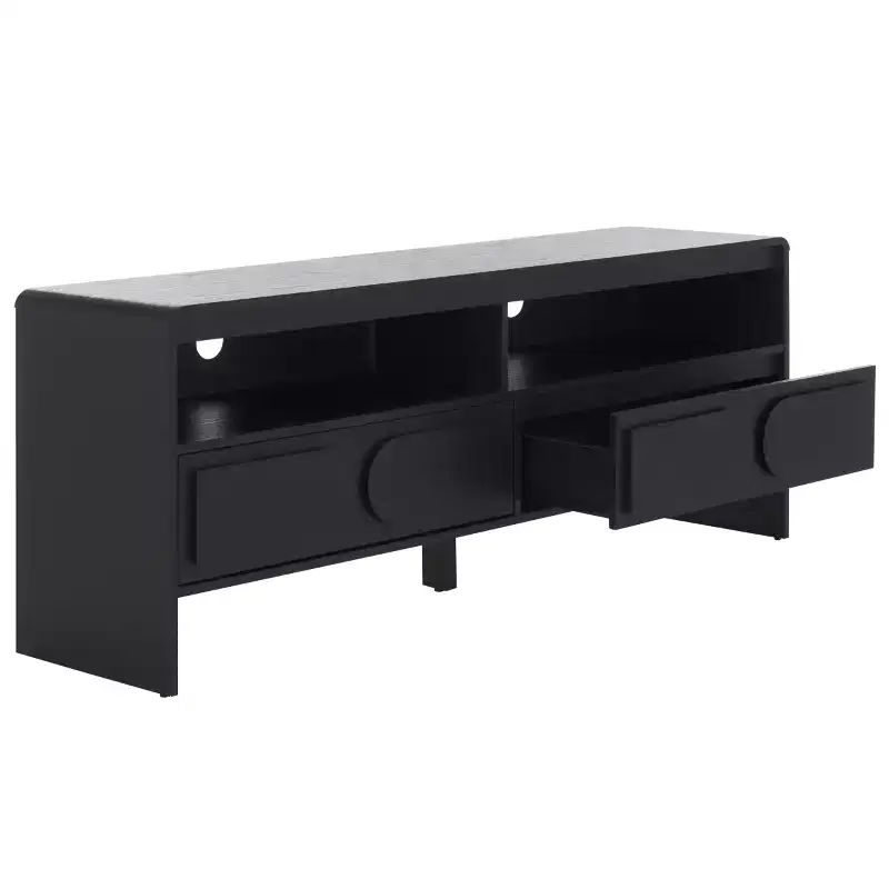 Arsenio 2 Drawer 2 Shelf Media Stand - MED3100 - Safavieh