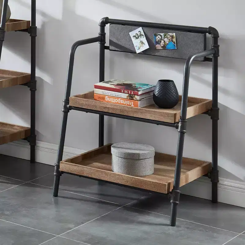 Mack Rustic Bookcase Light Copper - HOMES: Inside + Out